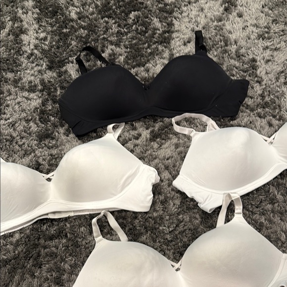 Torrid Black and White Full-Coverage Bras with Adjustable Straps - Picture 10 of 10